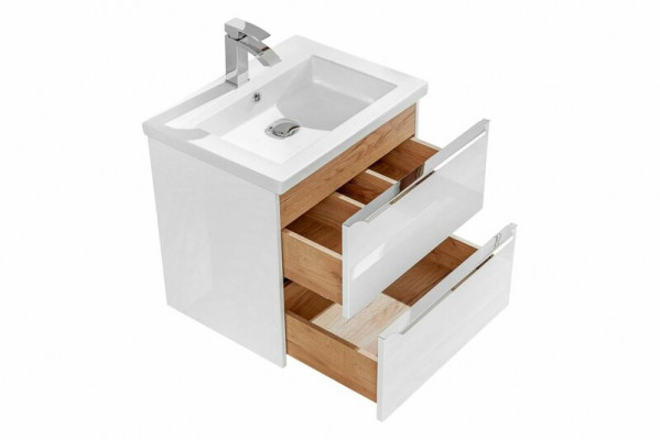 Bathroom furniture set 60cm washbasin with base cabinet decorative modern washbasin