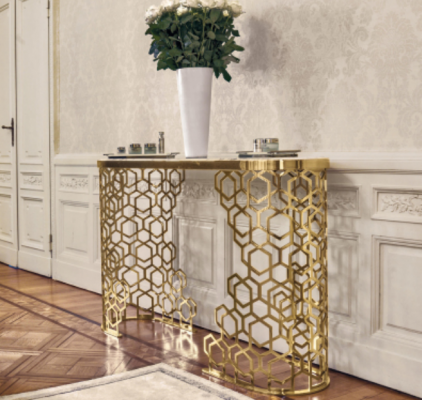 Luxury Console Design Consoles Table Furniture Sideboard Furnishings Gold