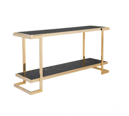 Living room Console table Modern Luxury stainless steel Table Console Gold