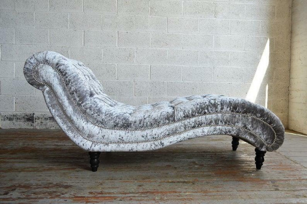 Chesterfield Chaise Longues Sofa Lounger Chaise Club Relax Decorative Loungers Leather