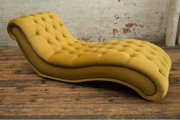 Chesterfield Chaise Longues Sofa Lounger Chaise Club Relax Loungers Leather