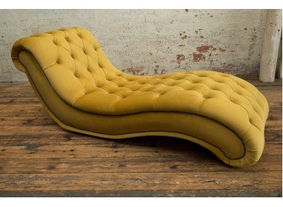 Chesterfield Chaise Longues Sofa Lounger Chaise Club Relax Loungers Leather