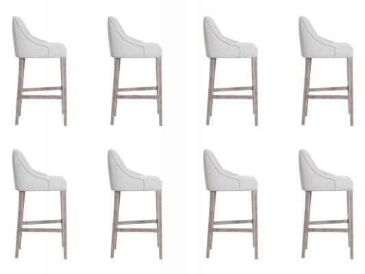 Design Bar Stool 8x Chair Stool Counter Bar Set Chairs Complete Suite new