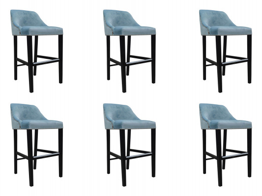 6x Design Complete Chair Set Bar Stool Stool Suite Set Chairs