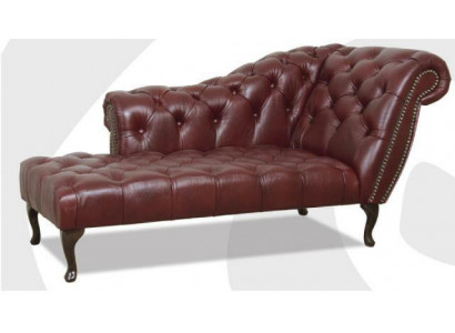 Chesterfield Lounger Chaise Longues Couch Sofa Leather Sofa Textile with KristAll n new