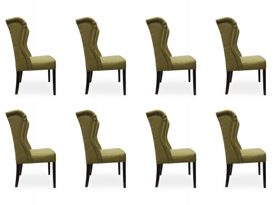 8x Design Upholstery Seat Chairs Chair See Suite Armchair Lounge Club Set