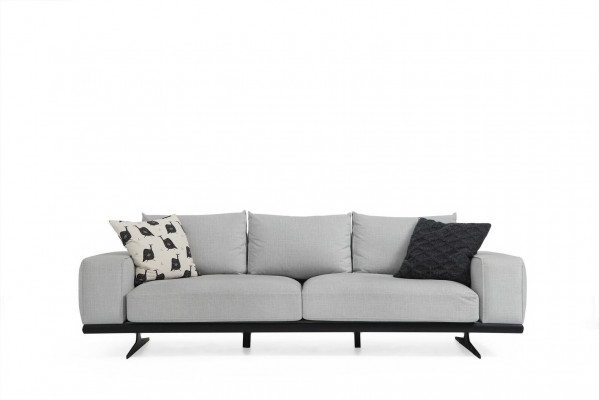 Sofa set Sofa 2 Seater Armchair Two-seater Gray Modern Fabric Set