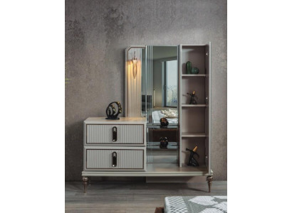 exclusive Wood Chest of drawers Luxury Mirror Bedroom Noble Stylish Furniture