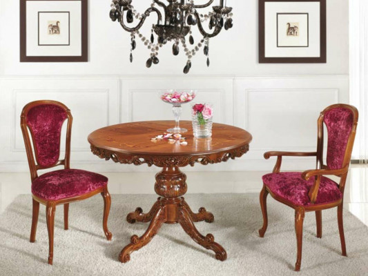 Designer Solid wood Dining table Dining room Extendable Table insert plate