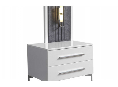 White Wood Bedside tables Designer exclusive r Bedside table Bedroom Furniture