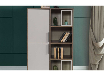 Modern White Bookshelf Childrens room Furniture Designer Wood Cabinets