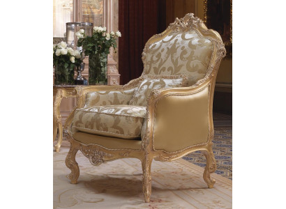 Armchair Library Reading Chair Wing Chair Upholstery Italian Furniture Single Seater