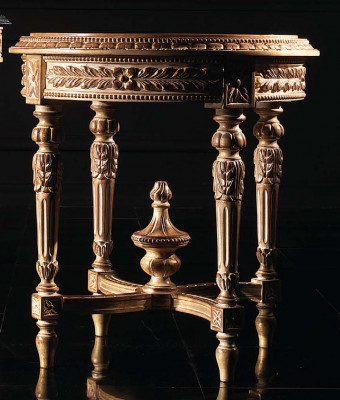 Coffee table Table Side table Living room table Wood Royal Side Baroque Furniture