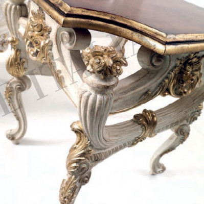 Side table Table Coffee table Living room table Wood Royal Side Baroque Tables