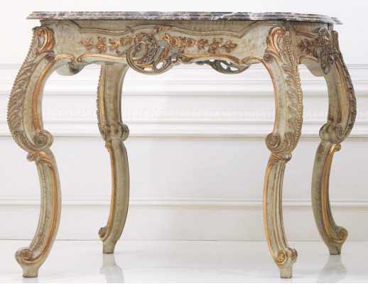 Coffee table Table Side table Living room table Wood Royal side baroque rococo