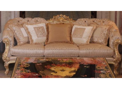 Chesterfield Classic r three-seater living landscape sofa textile sofa 3 seat couch