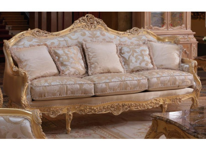 Classic s three-seater sofa brown furniture