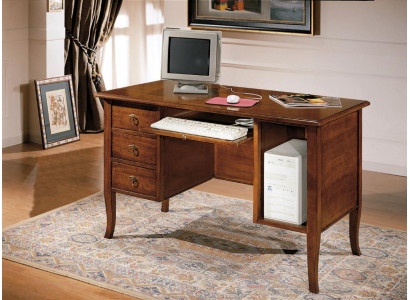 Italian Desk with pull-out drawers made from Solid wood