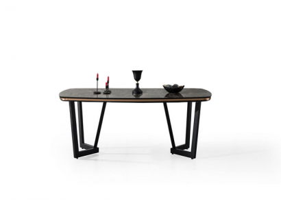 Dining table Dining room Wood Dining Table Style Modern Black Design