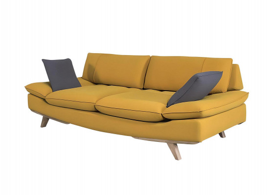 Yellow Three-Seater Living room 3-Seater Sofa Stylish Upholstery Couch new