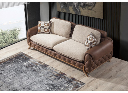 Stylish 3-Seater Sofa Designer Living room Couch exclusive r three-seater