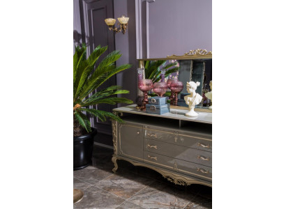 Sideboard with Mirror Living room Design new Furniture Console Sideboard Wood