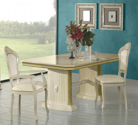 Style Dining table Table Real Wood Classic Designer Tables Italian Furniture