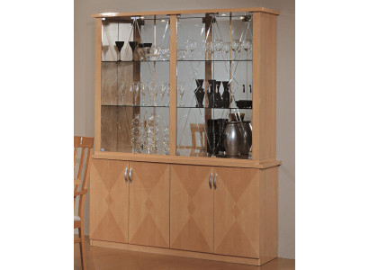 Classic Display case Wardrobe Italian Furniture Cabinets Furniture Showcases Beech new