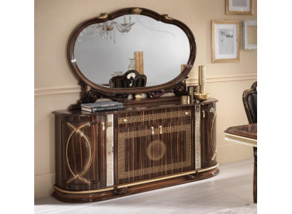 Classic Sideboard with Mirror Chest of drawers xxl Wardrobe Sideboard Italian Furniture