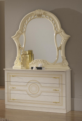 Consoles Table Chest of drawers with Mirror Luxury Furniture Set Console 2pcs. Made in Italy