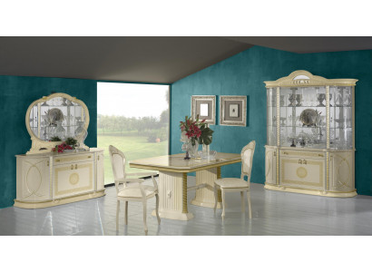 Dining room Set Display case Dining table Suite Table Group 4pcs. Set Complete Baroque