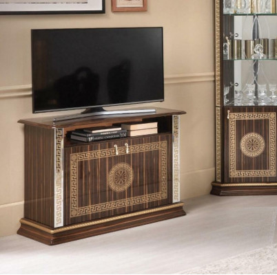 TV-cabinet Wardrobe Italian Furniture Brown Wood Chests of drawers Sideboard Shelf Luxury new