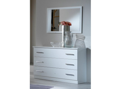 Mirror + Chest of drawers Wardrobe Chests of drawers Sideboard Bedroom Set Deko Wood