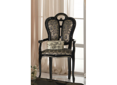 Wood Chair Dining room chair Designer Textile Royal Chairs Armchair Italy Furniture