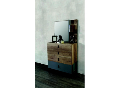 Chest of drawers with Mirror Wood Modern Luxury Design Youth Room Chests of drawers