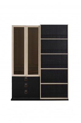 Office Wardrobe Shelf Glass Cabinet Cabinets Furniture Wood Furnishings Shelves