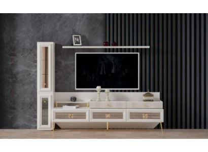 Wall Wall unit Living room Furniture luxury TV cabinet Wall units Wardrobe Shelf