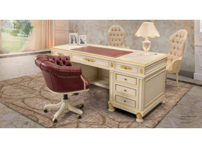 Luxury Desk Tables Wood Office Office Table Style White Furniture