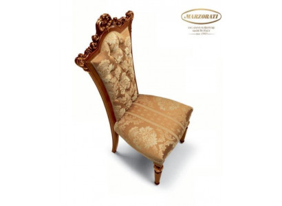 Dining room chair Chair Armchair Luxury Chairs Wood Brown Baroque.