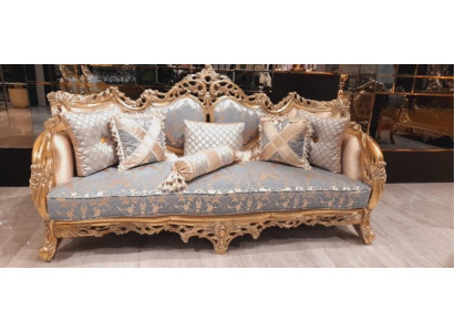 Classic Three Seater Baroque Couch French Furniture Furnishings Set of 3