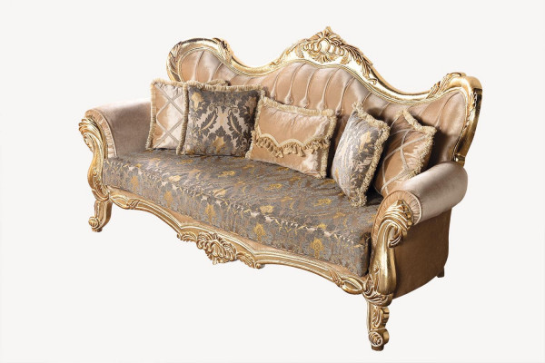 Chesterfield Sofa set Couch Upholstery Furniture Baroque Rococo Table 3pcs