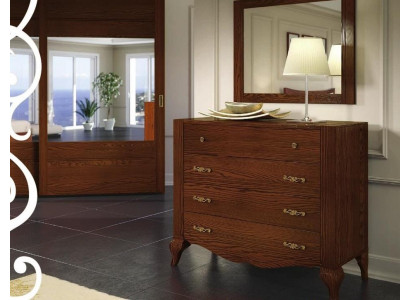 Suite Set 2pcs Chest of drawers Mirror Group Wood Chests of drawers Sideboard Furniture Wardrobe