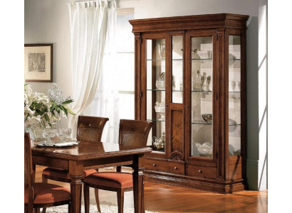 Wood Display Cabinets Glass Wardrobe Real wood Sideboard Display case Living room Furniture Solid