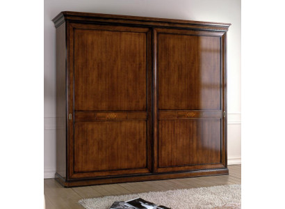 Real wood Wardrobe Wooden Cabinet Wardrobe Solid Bedroom Furniture Italy