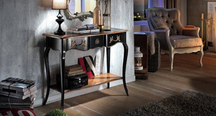 Console table Consoles Tables Furniture Wooden Console Telephone Servant Italian