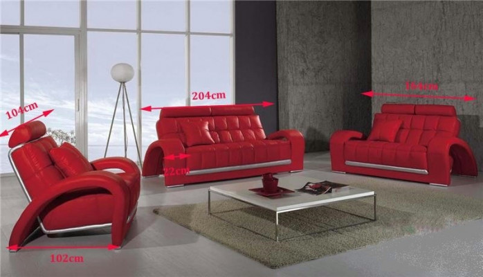 Leather sofa couch sofa set new 3+2 seater suite design modern sofa