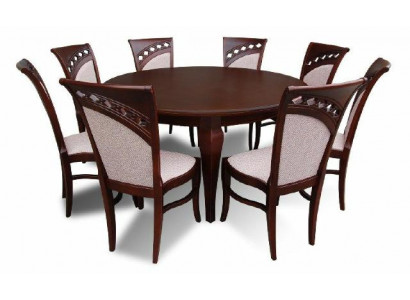 Modern Dining table Table Wood Dining room Suite 8x Chair Set Chairs 9 pcs. set