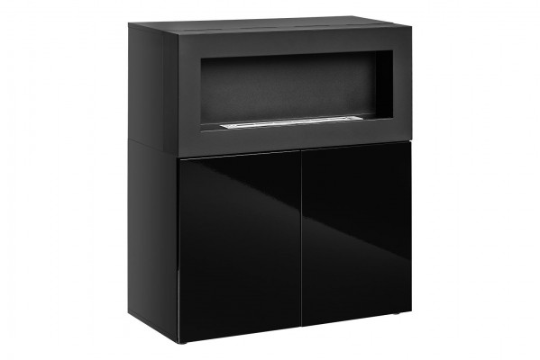 Chest of drawers with built-in fireplace Modern Designer Wardrobe Living room