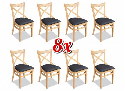 Dining room Restaurant Dining room Design Chair 8x Chairs Set Armchair Gastronomy new