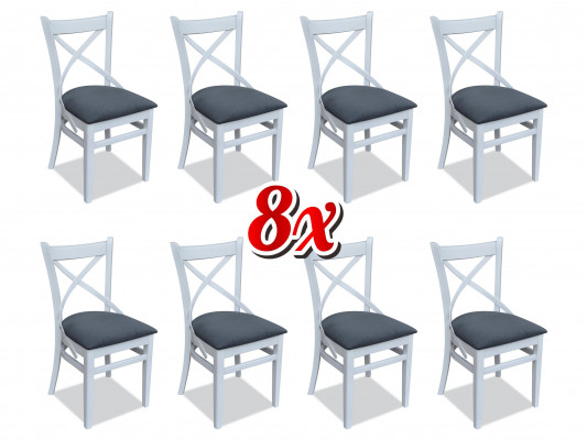 Dining room Restaurant Dining room Design Chair 8x Chairs Set Armchair Gastronomy new